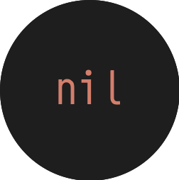 nil - minimalist dark theme